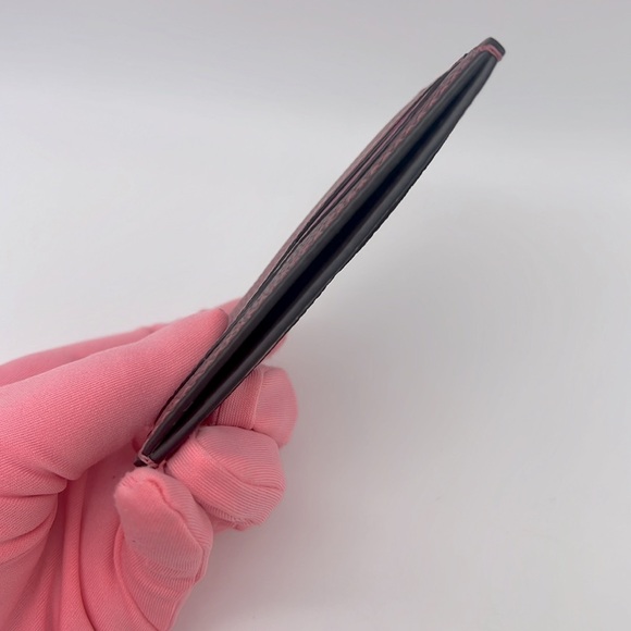 Coach Heart Card Case Rouge Multi - Picture 9 of 13